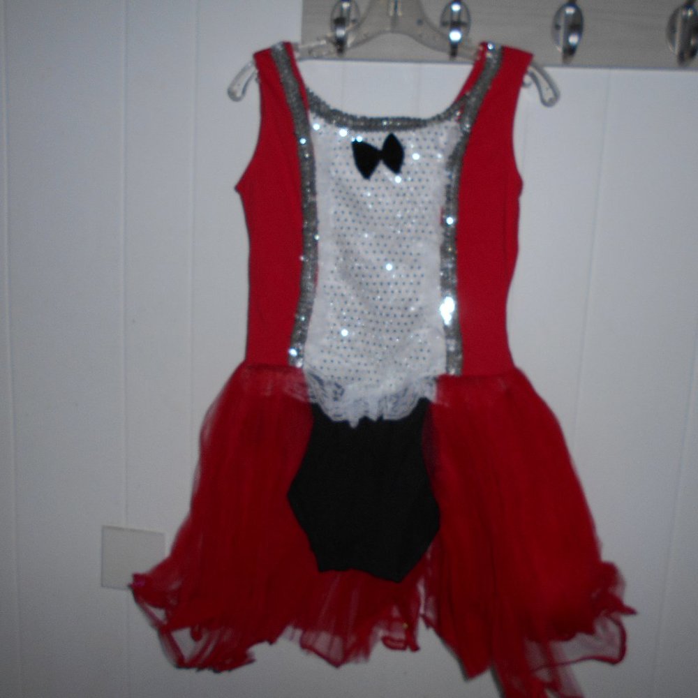 Popatu Extra Large Adult Red & White Costume New